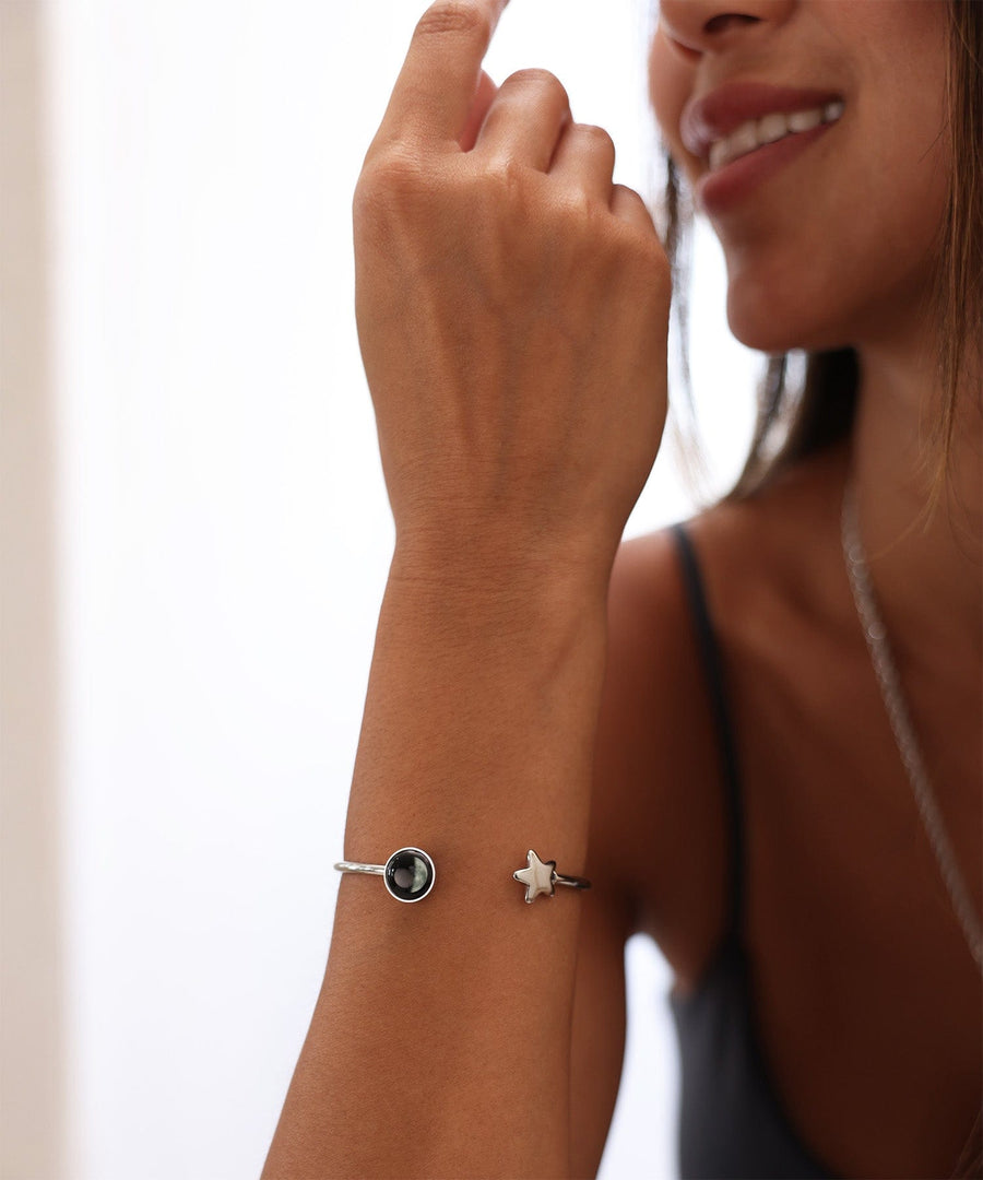 Crépuscule Cuff in Stainless Steel