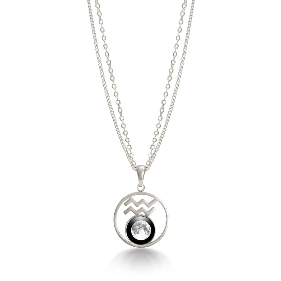 Aquarius Stella Necklace in Stainless Steel
