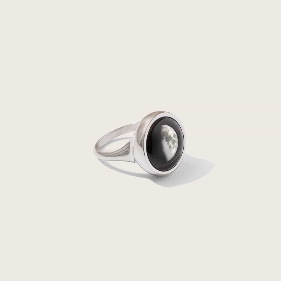 Stainless steel Moonrise Ring